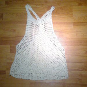 Crochet Cream Top